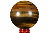 Polished Tiger's Eye Sphere #124622-1
